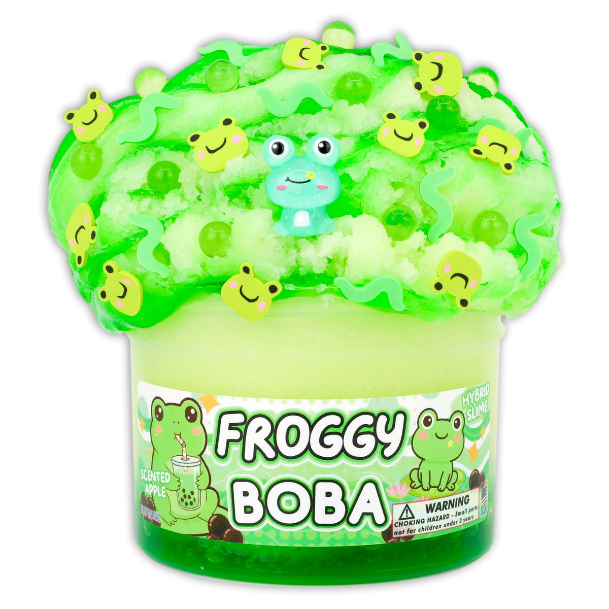 Froggy Boba - Hybrid Textured Slime