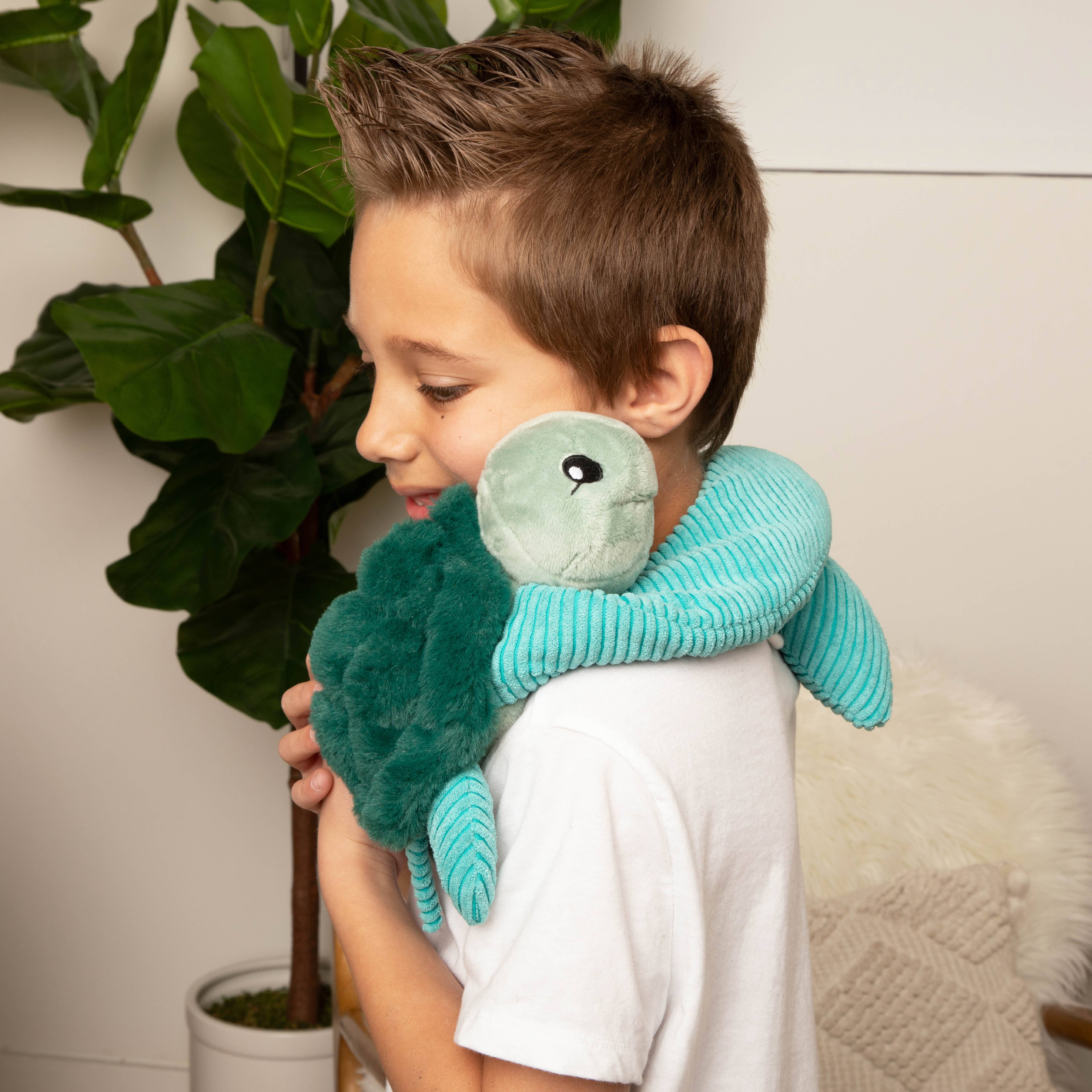 Sidney Weighted Sea Turtle Plush, Warmable Sensory Hug