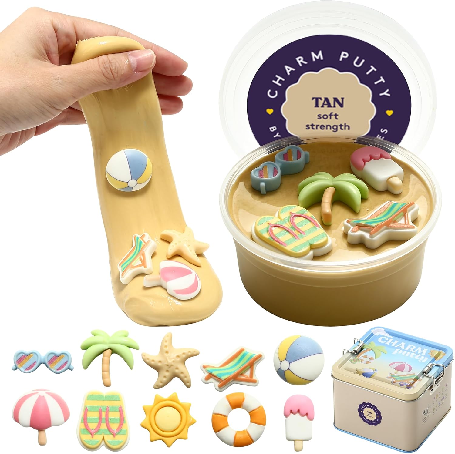Sensory Therapy Putty With Cute Charms