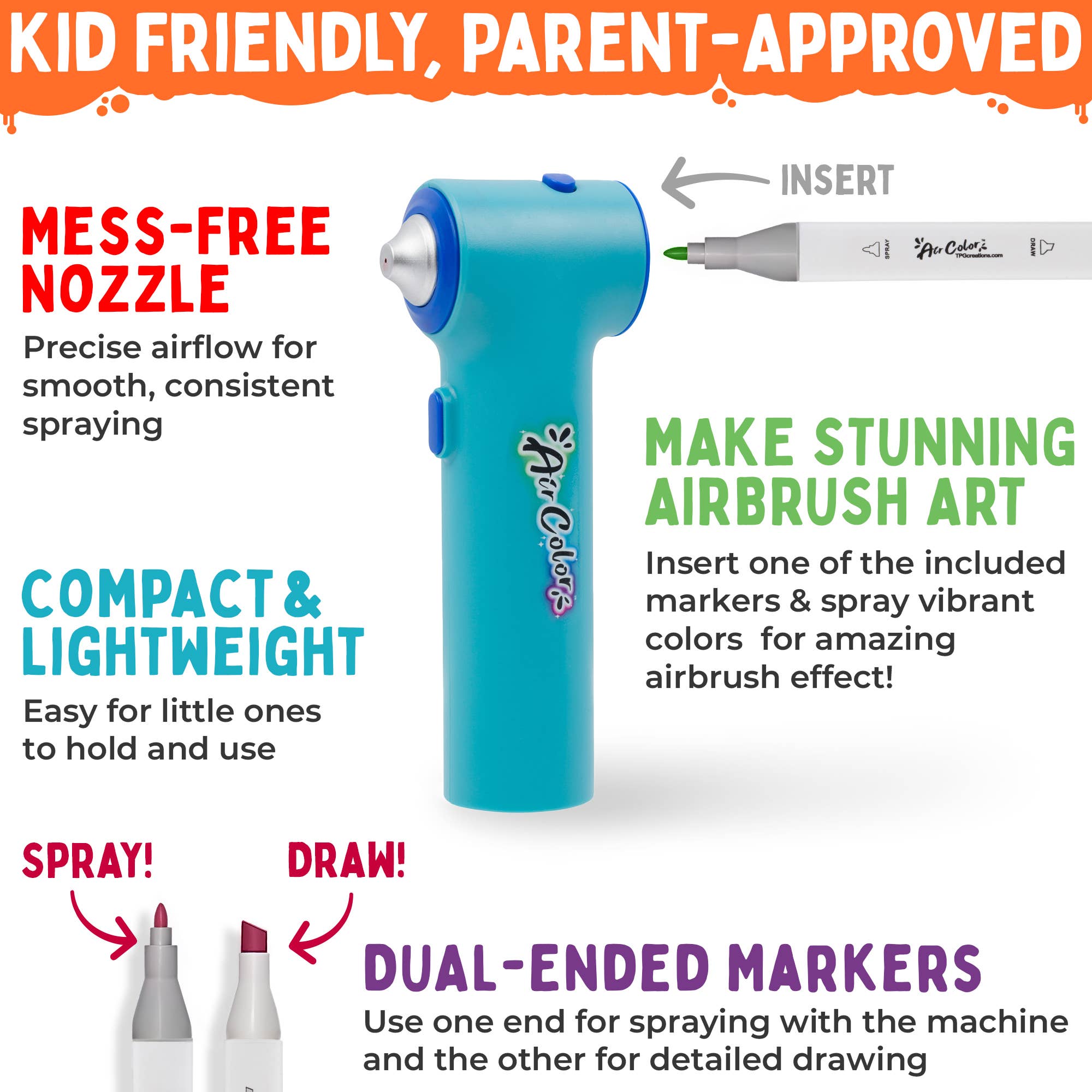 Aircolor Airbrush Kit