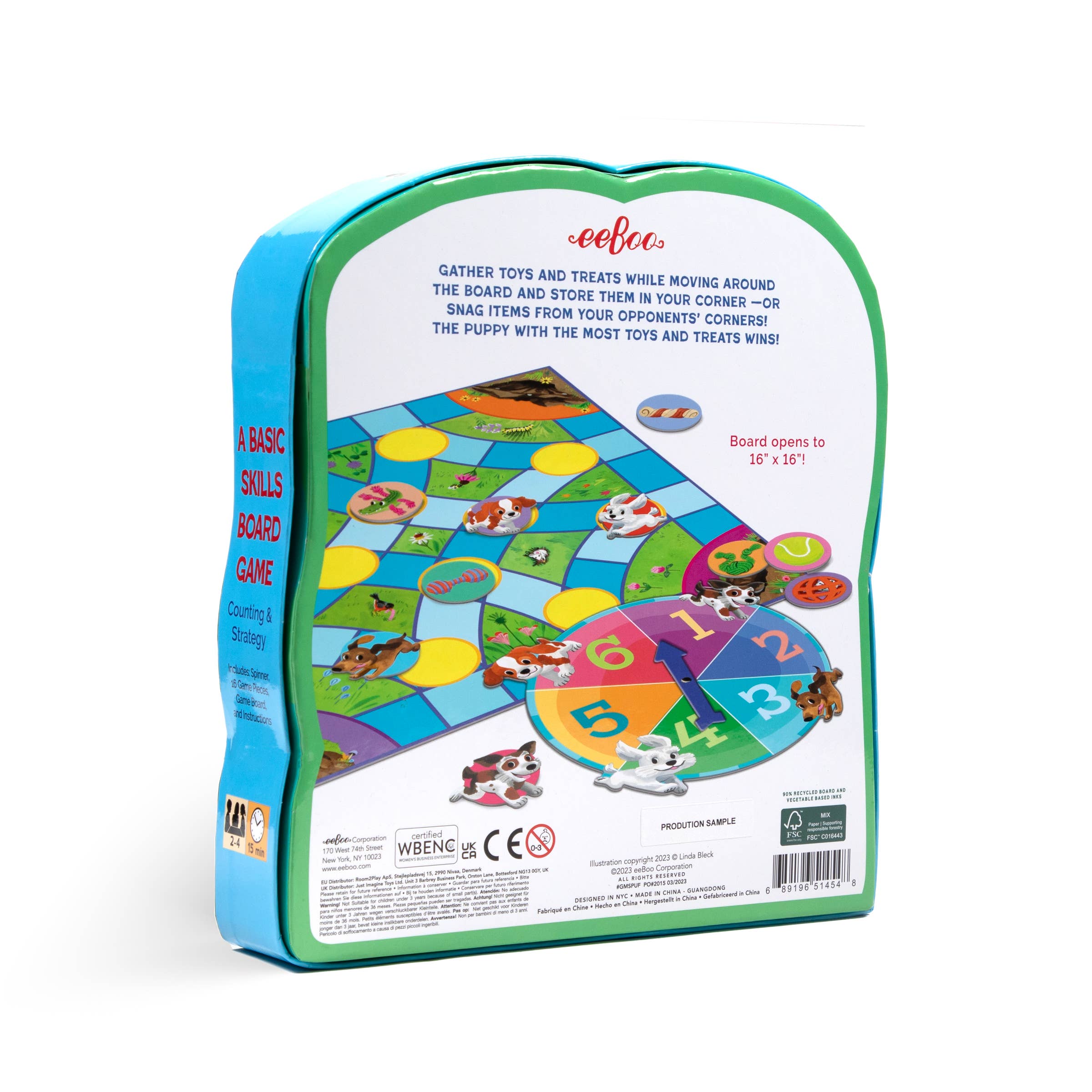 Puppy Fuffle PreK Board Game
