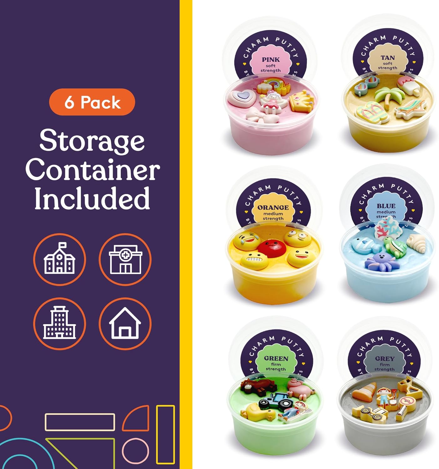 Sensory Therapy Putty With Cute Charms