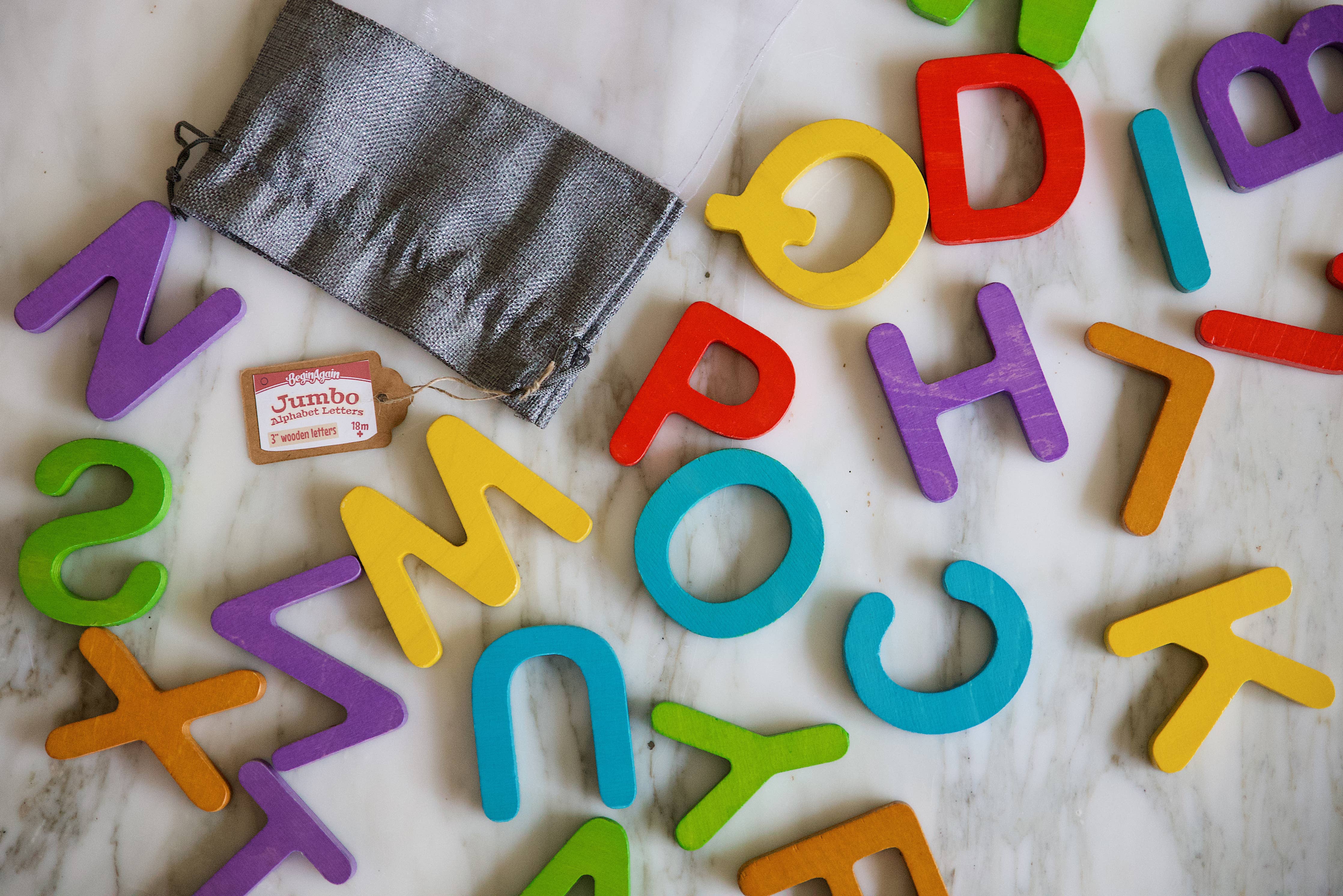 Jumbo 3" Wooden Letters A-Z