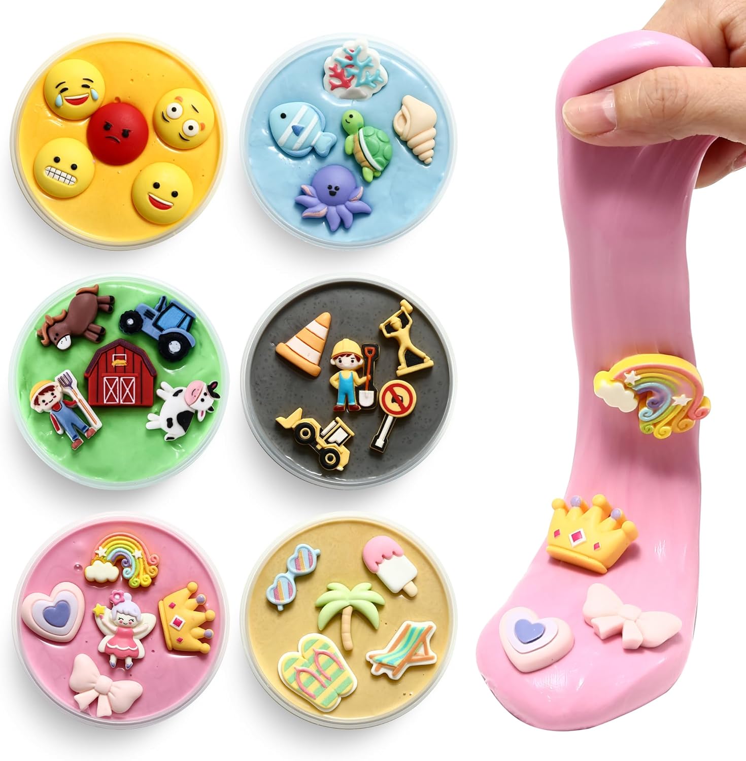 Sensory Therapy Putty With Cute Charms