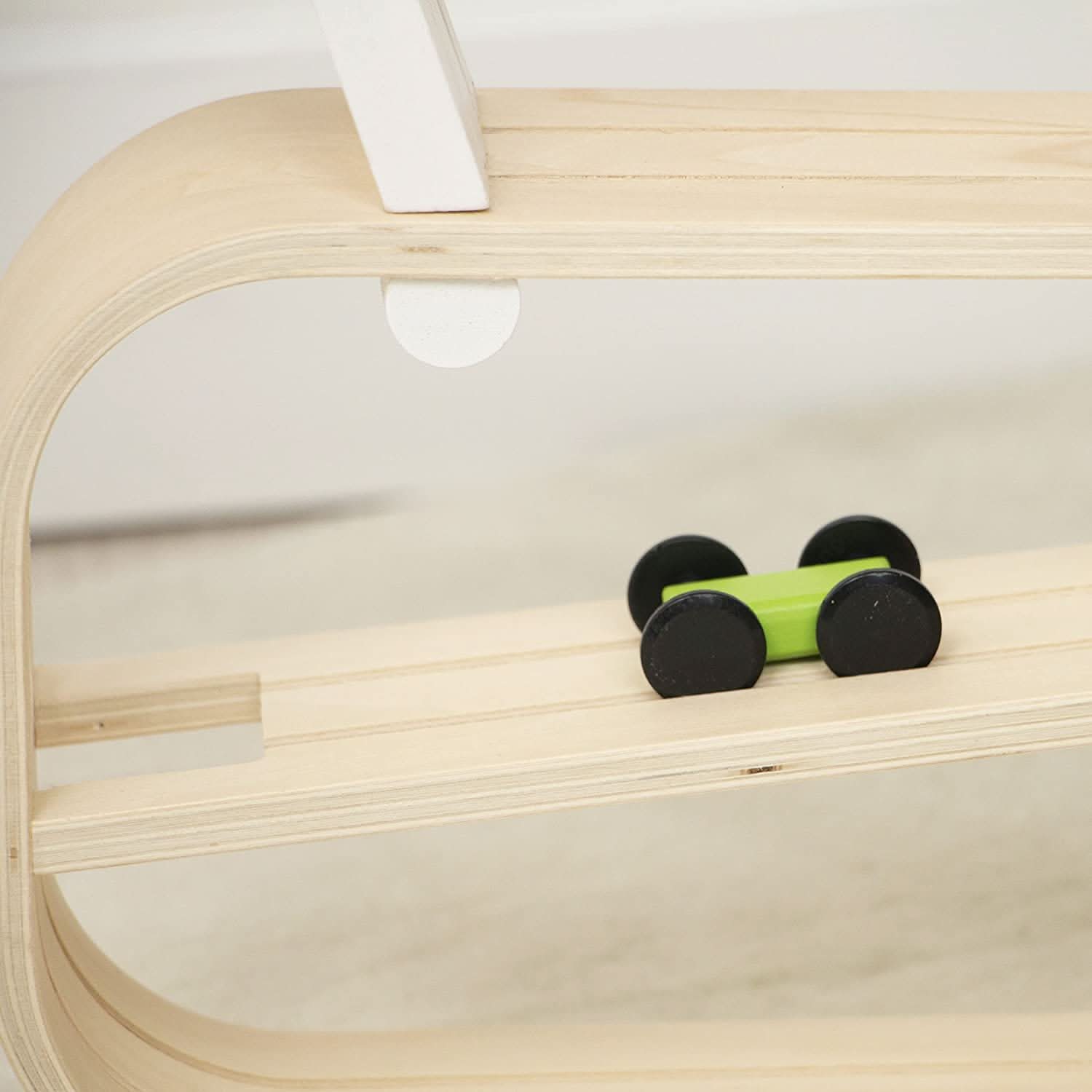 Wooden Car Ramp Racer | Montessori Rolling Track Toy