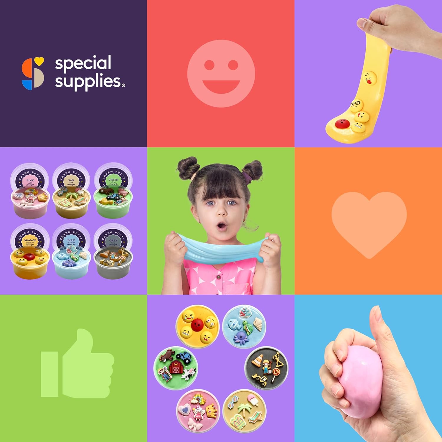 Sensory Therapy Putty With Cute Charms