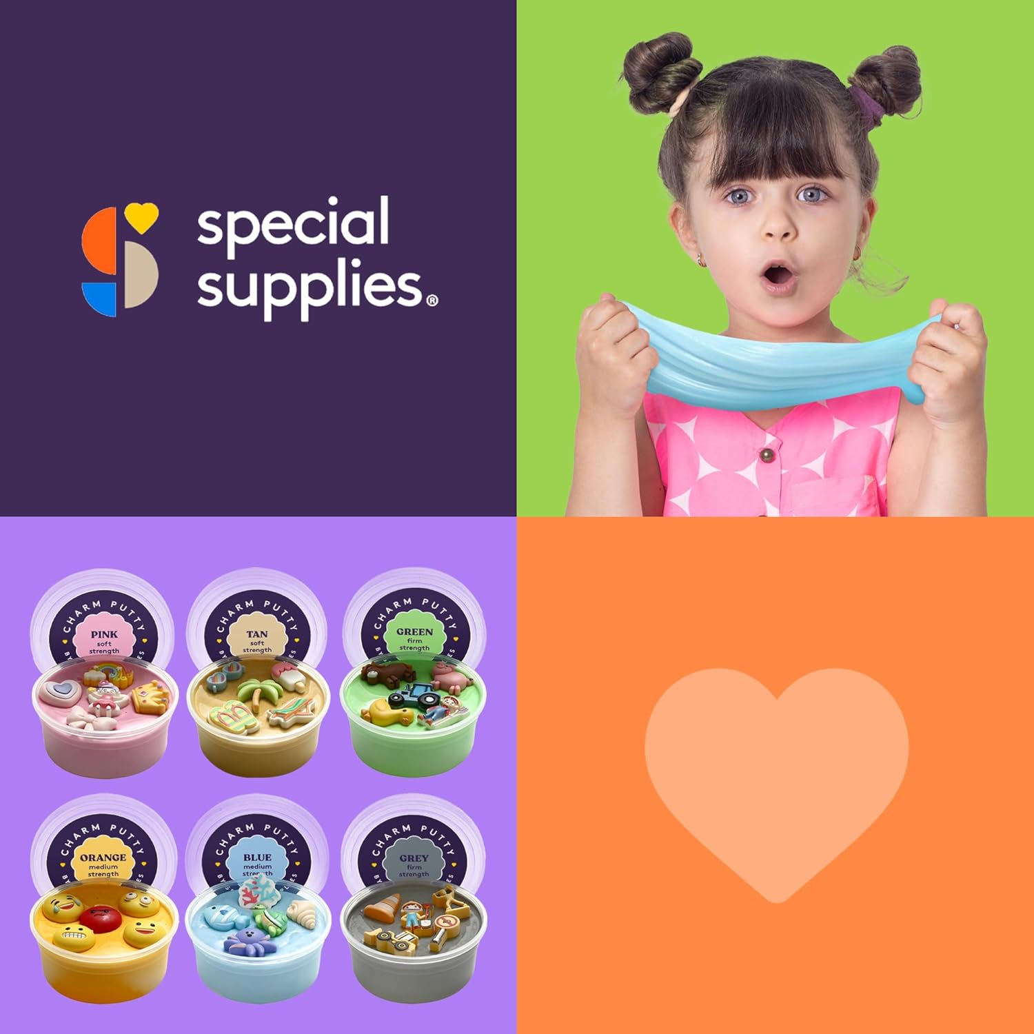 Sensory Therapy Putty With Cute Charms