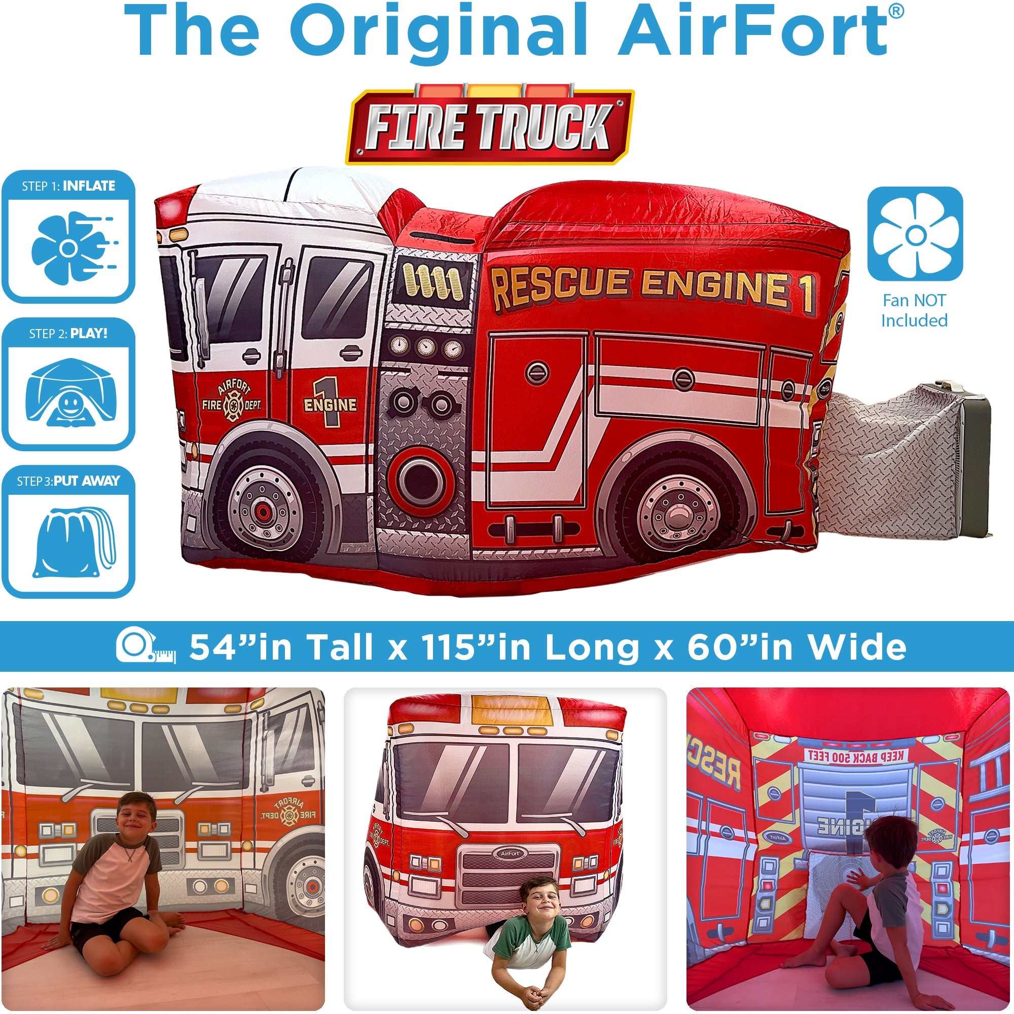 The Original AirFort - Firetruck
