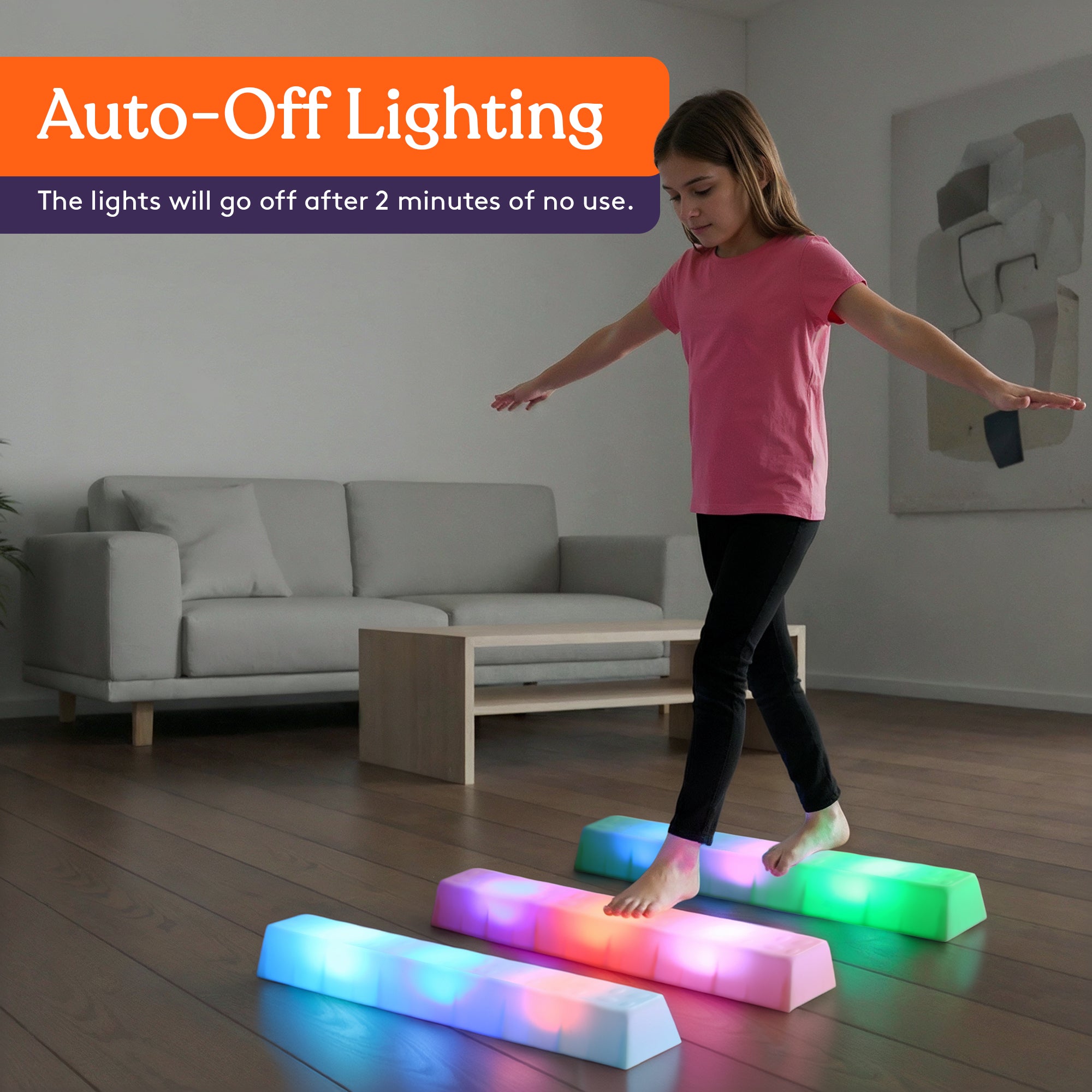 LED Stepping Stones for Kids – Light-Up Balance Blocks