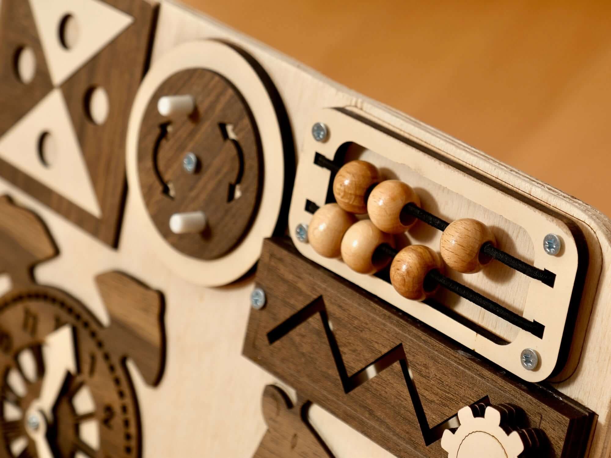 Wooden Busy Board