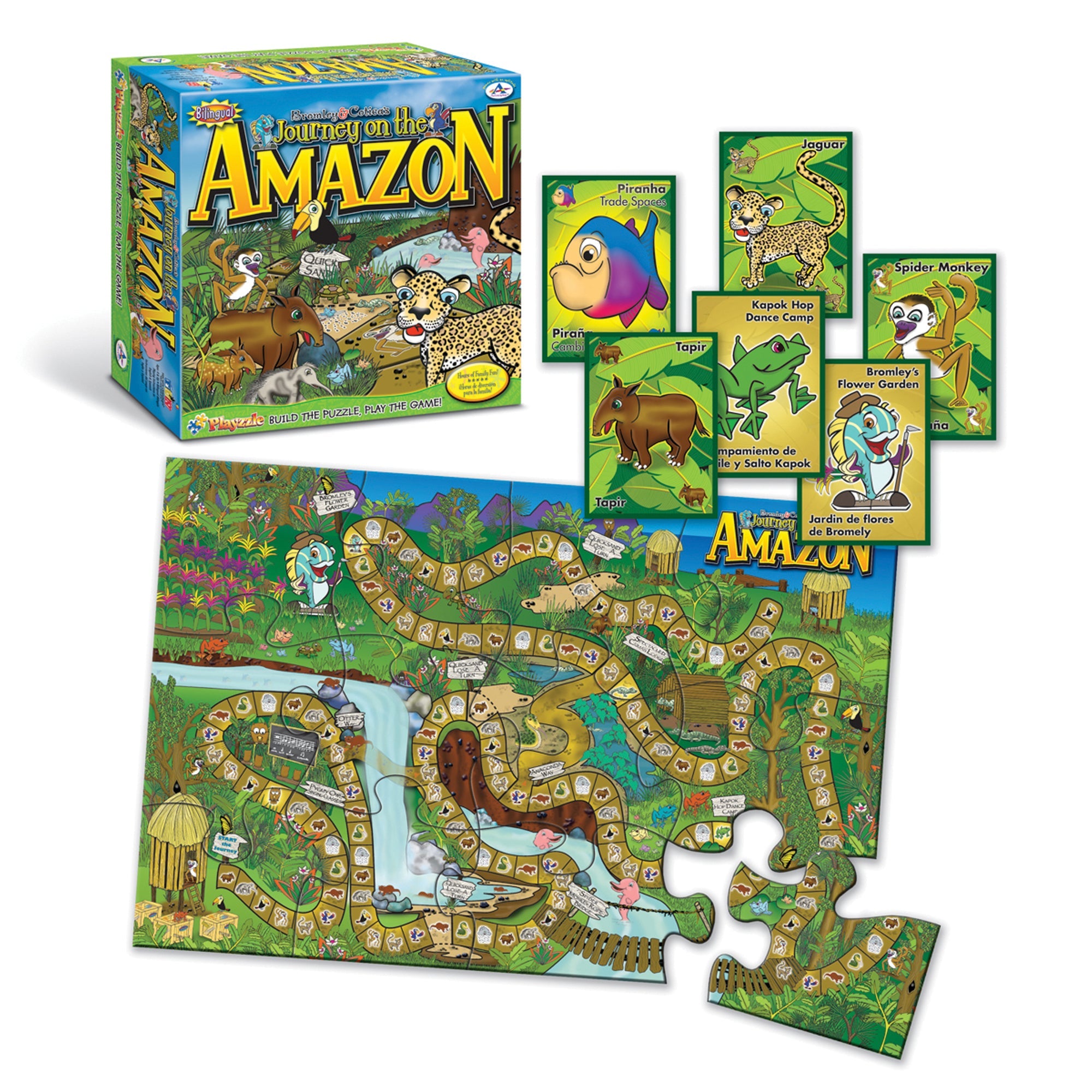 Journey on the Amazon Playzzle Board Game