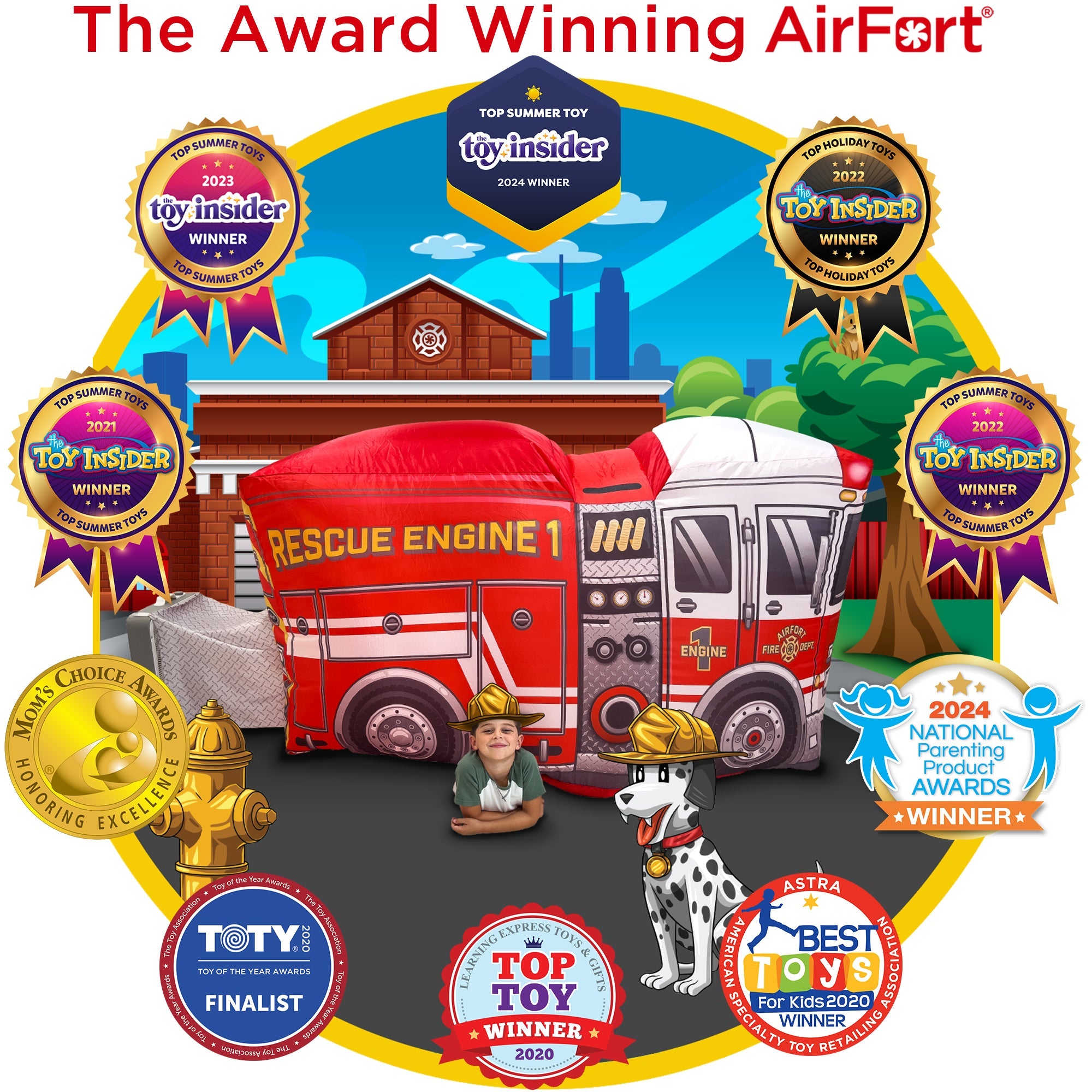 The Original AirFort - Firetruck