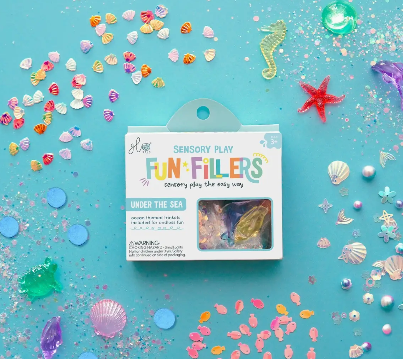 Under The Sea Sensory Glo Cubes and Tools