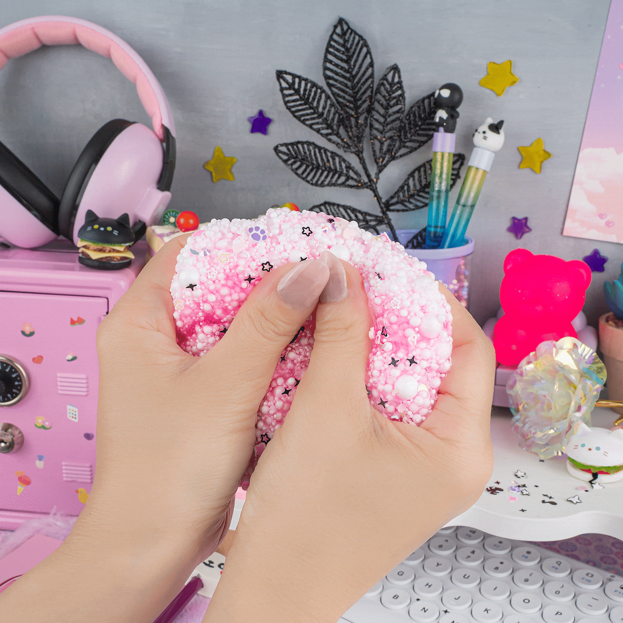 E-Meow Kitty Signature Dome™ Slime