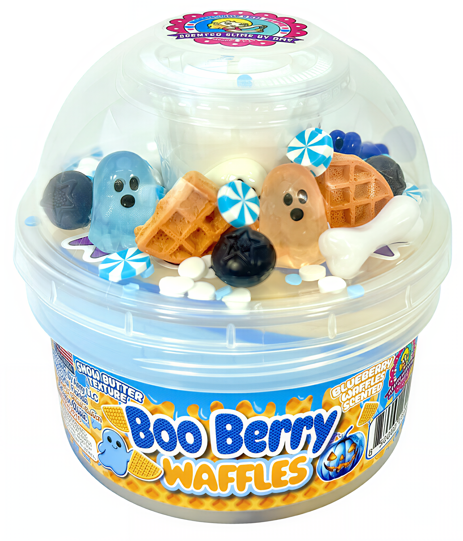 Boo-Berry Waffles Slime