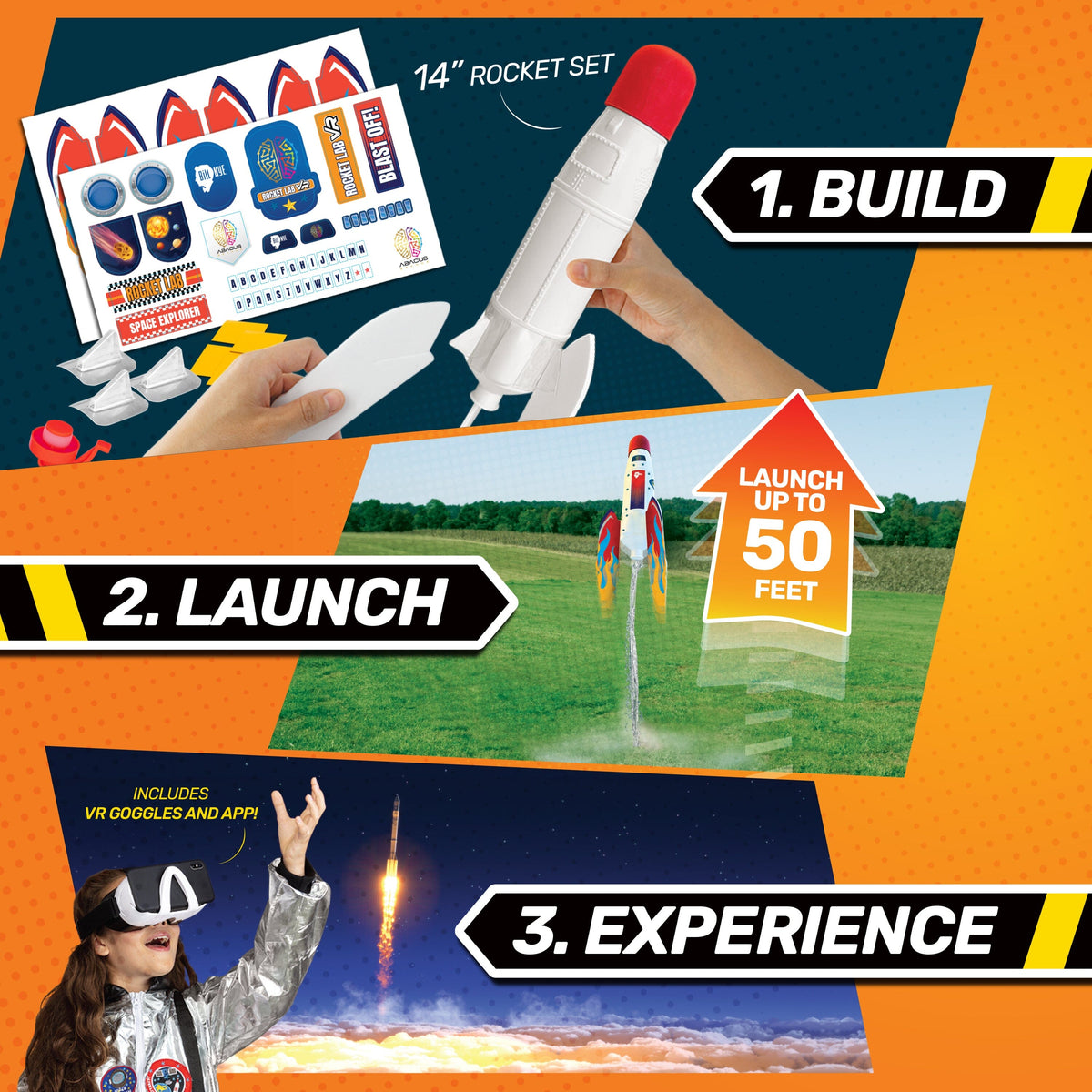 Bill Nye's ROCKET LAB VR Rocket Science Kit
