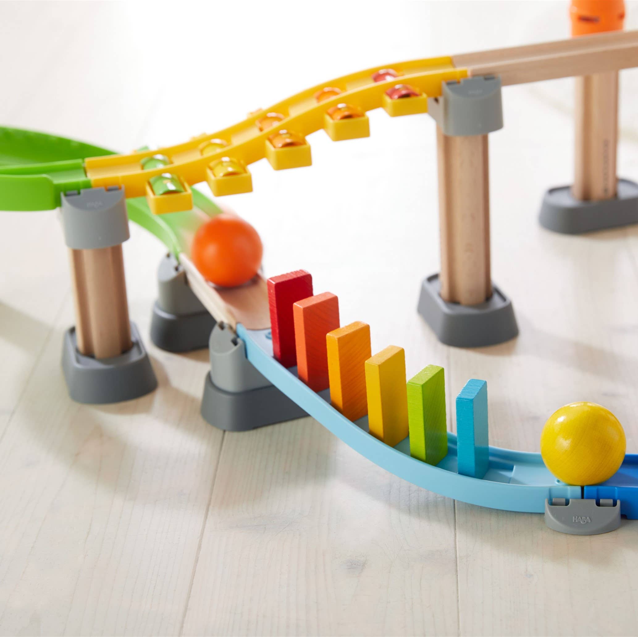 Kullerbu Melody Dominoes Set - Musical Wooden Ball Track