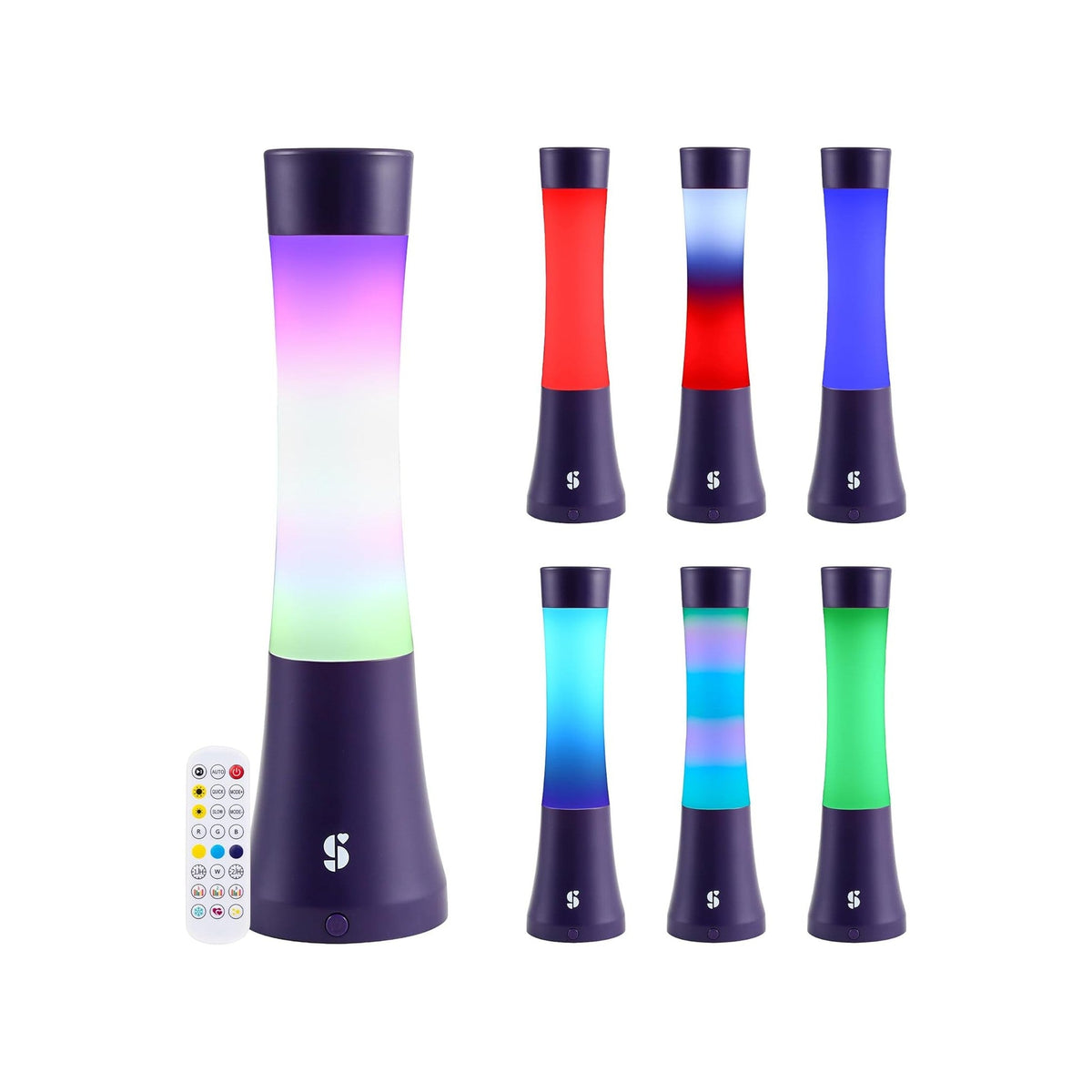 Special Supplies Sensory Light Lava Lamp for Kids and Adults – Color Changing LED Desk Lamp with Remote – Calming Night Light for Sensory Room, Bedroom, Therapy, Relaxation, Home Décor