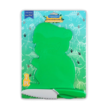 Life Skills: Dino Adventures Cutting Board and Knife Set