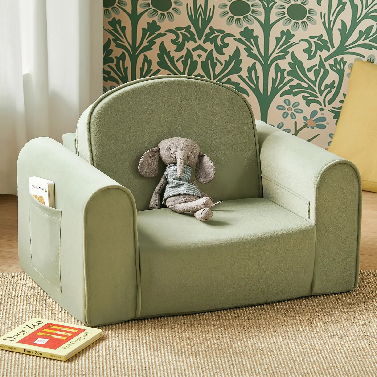 Tiny Land® GentleSnug Kid Chair - Sage