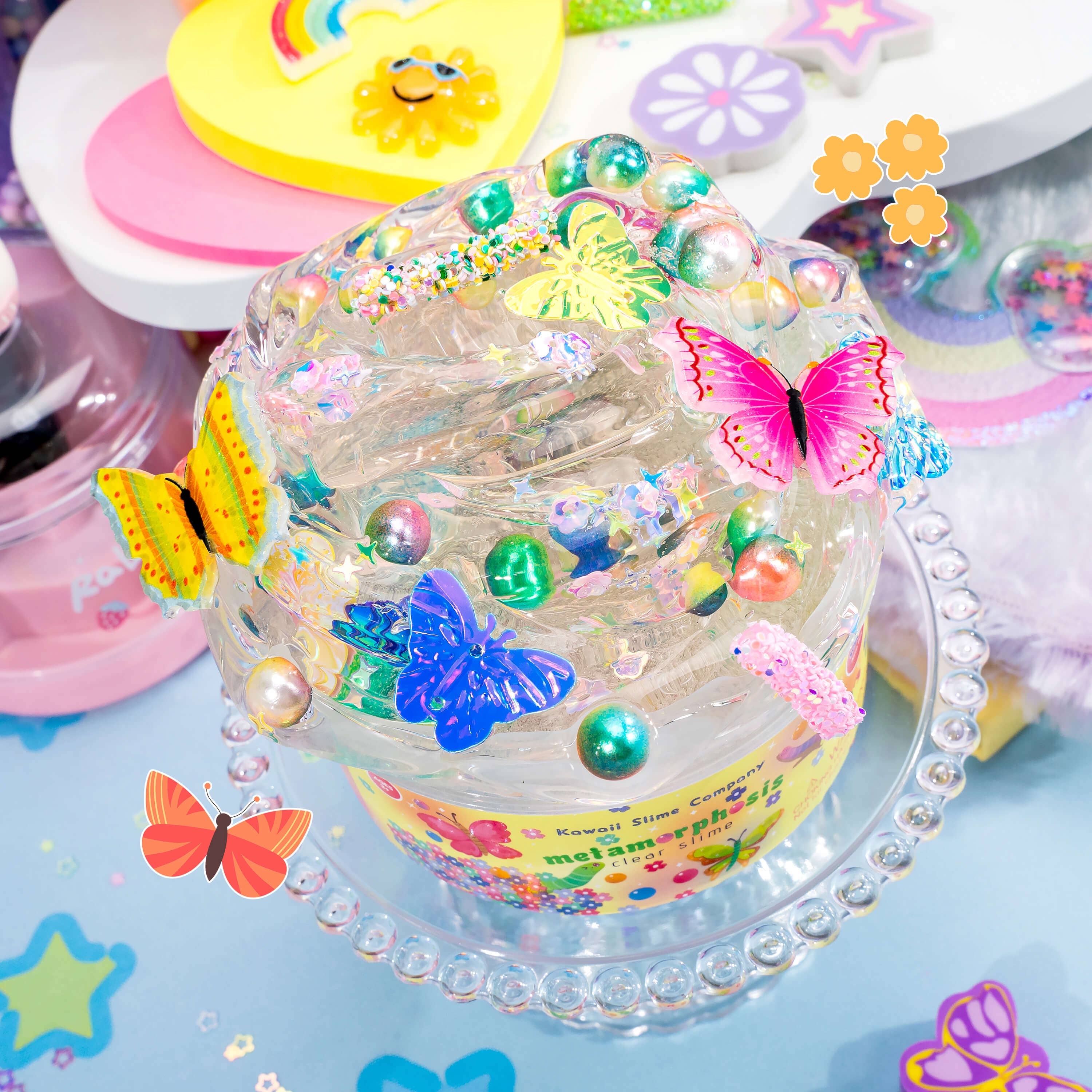 Metamorphosis Putty Clear Signature Dome™ Slime