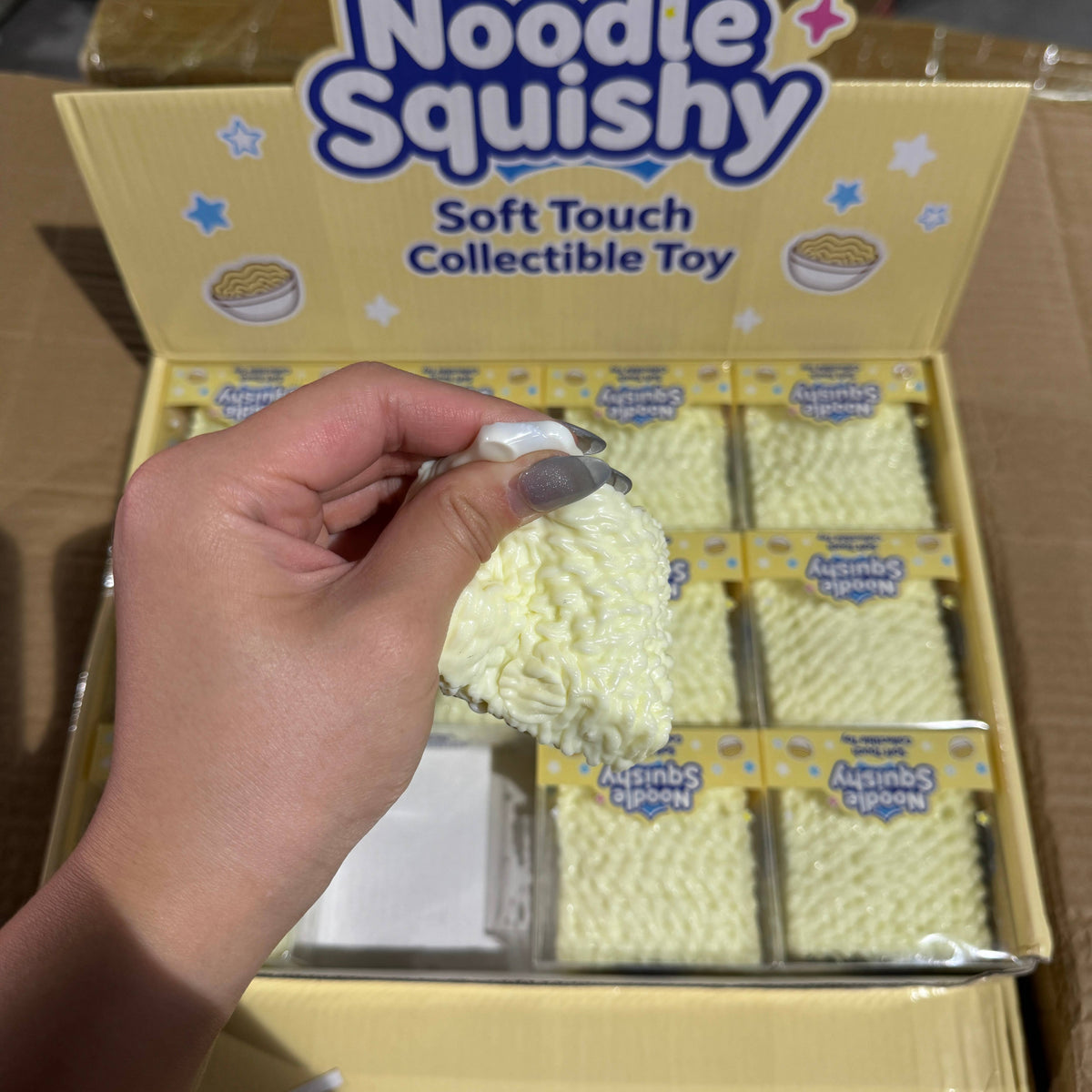 Crackling Crunchy Ramen Squishy Fidget QTY 1pc