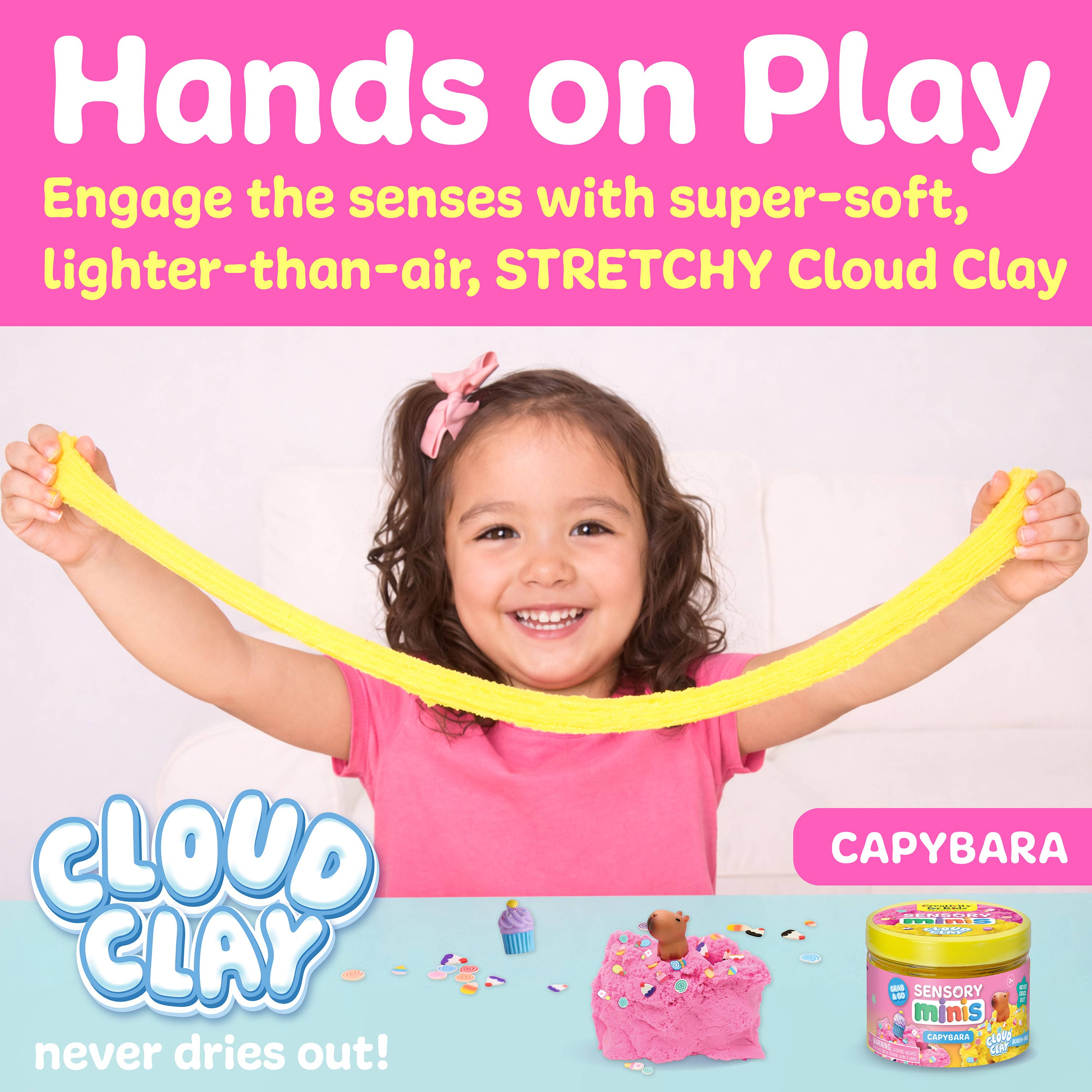 Sensory Mini Play Kit Jar Capybara