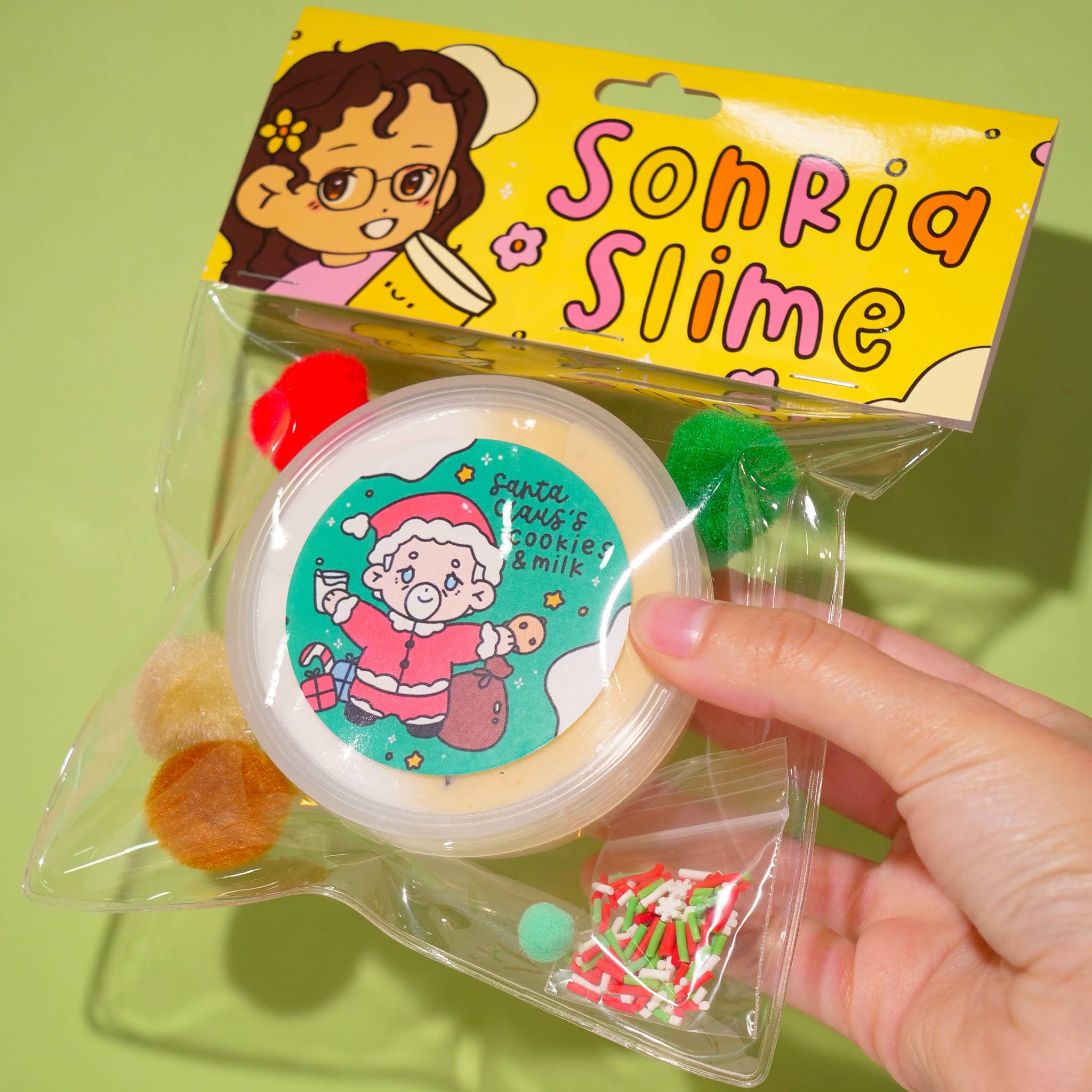 Santa Claus's Cookies & Milk Slime