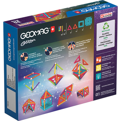 Glitter Magnetic Panels Building Set, 35 Pieces