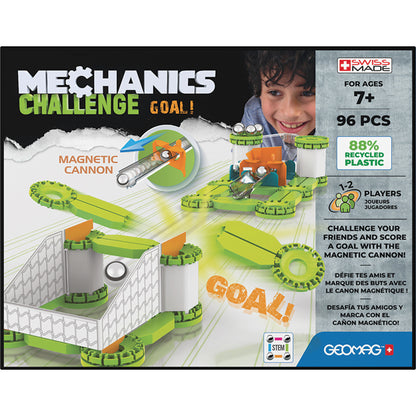 Mechanics Challenge, Goal, Magnetic Building Set, 96 Pieces