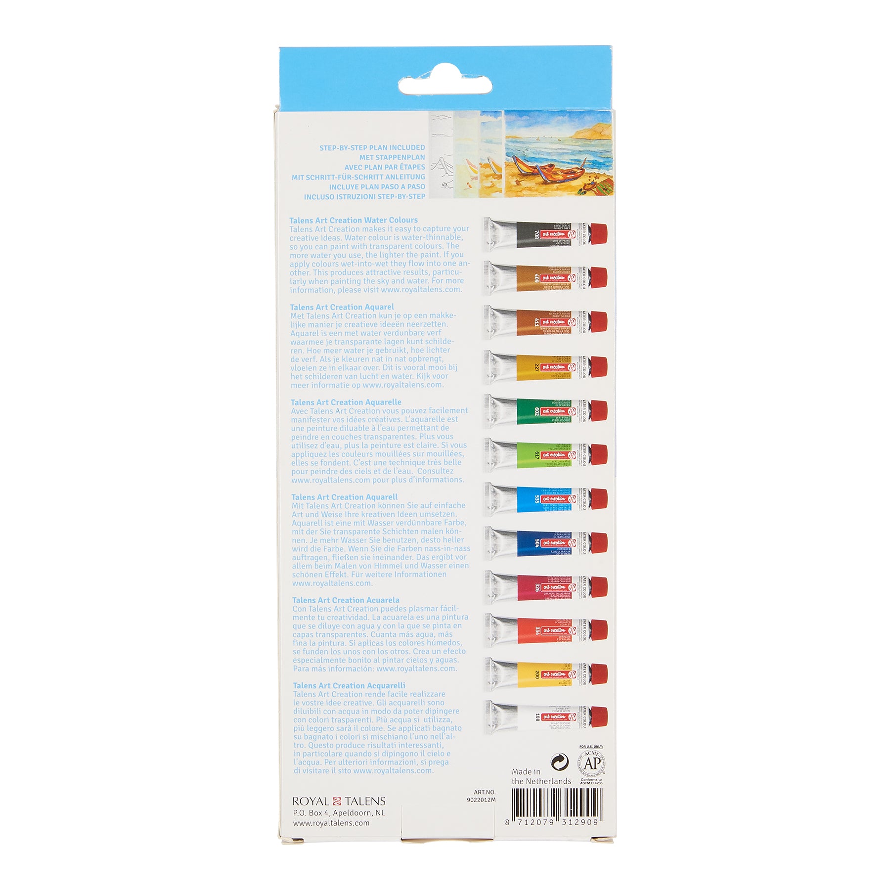 Watercolor Fine Arts Curriculum Kit Grade 3-12
