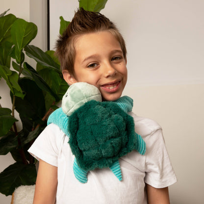 Sidney Weighted Sea Turtle Plush, Warmable Sensory Hug