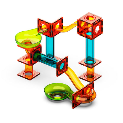 Magnetic Tiles Construction Set, Marble Run, 45 Pieces