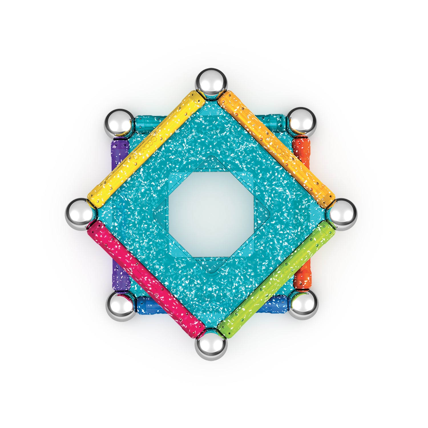 Glitter Magnetic Panels Building Set, 22 Pieces
