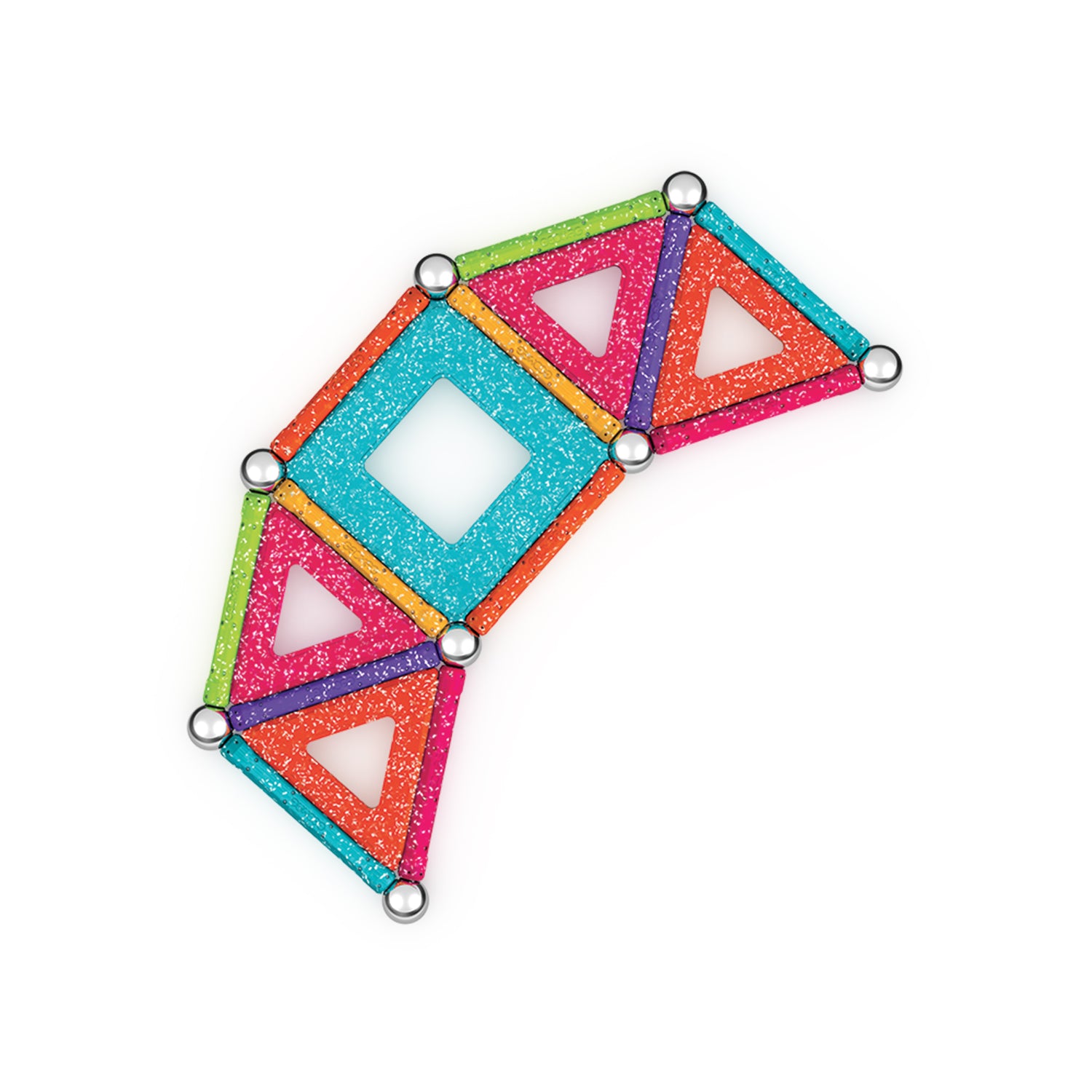 Glitter Magnetic Panels Building Set, 35 Pieces