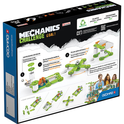 Mechanics Challenge, Goal, Magnetic Building Set, 96 Pieces
