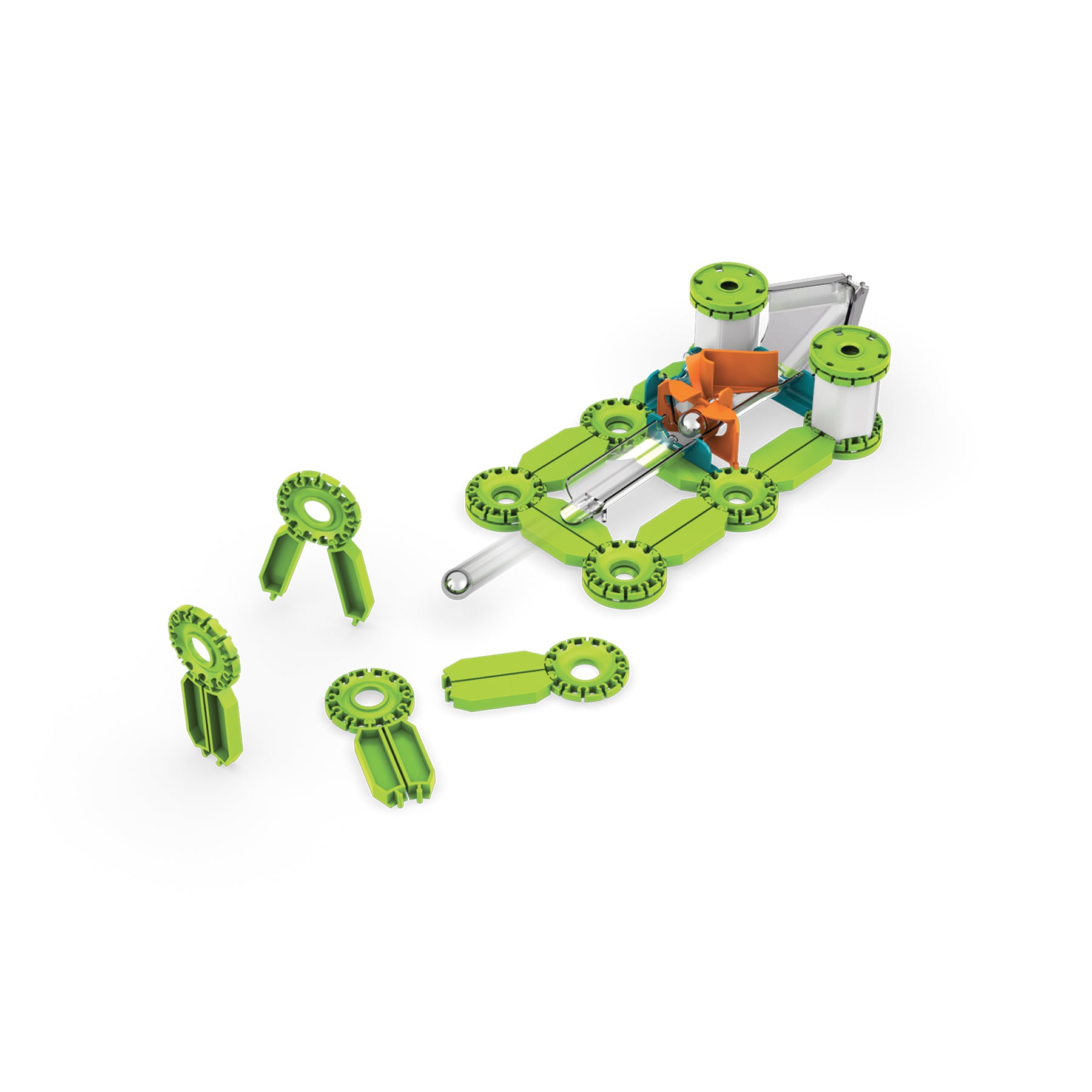 Mechanics Challenge, Goal, Magnetic Building Set, 96 Pieces