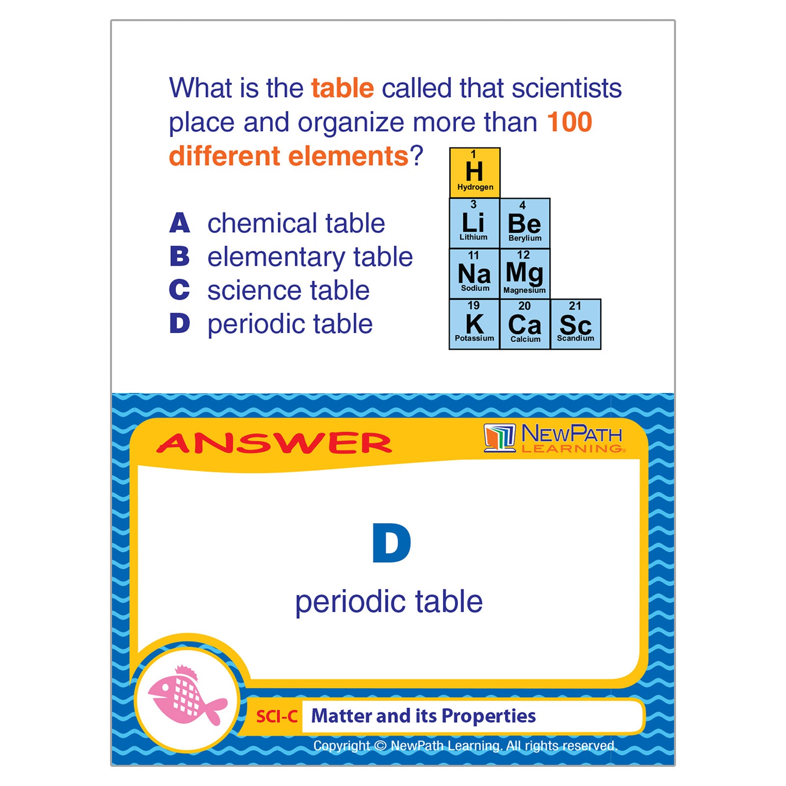 Matter & Its Properties Learning Center