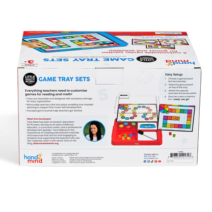 Little Minds at Work Reading & Math Game Tray Set