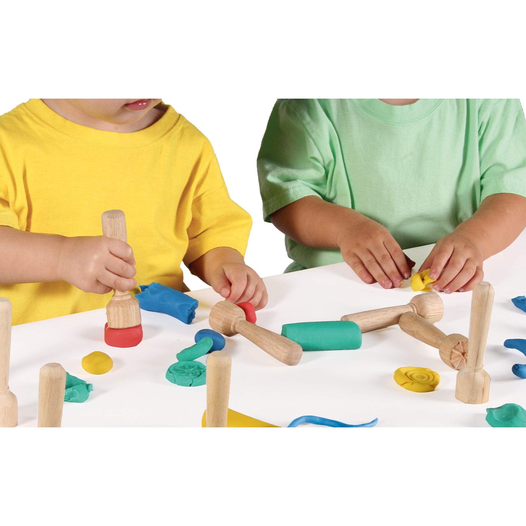 Plastilina Modeling Clay Baby School Pack, 20 Bars & 9 Stamps