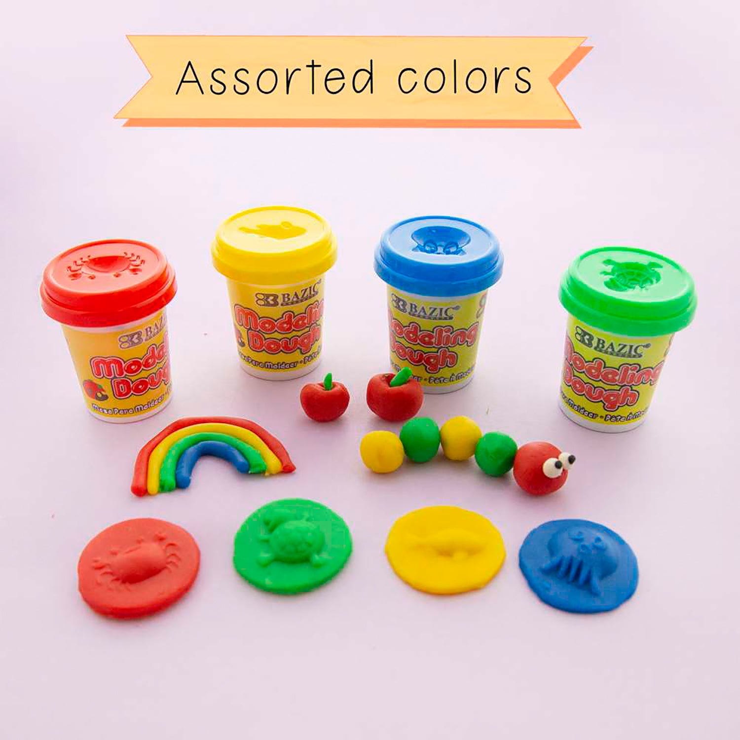 Modeling Dough, 2 oz. Multi Color, Pack of 4