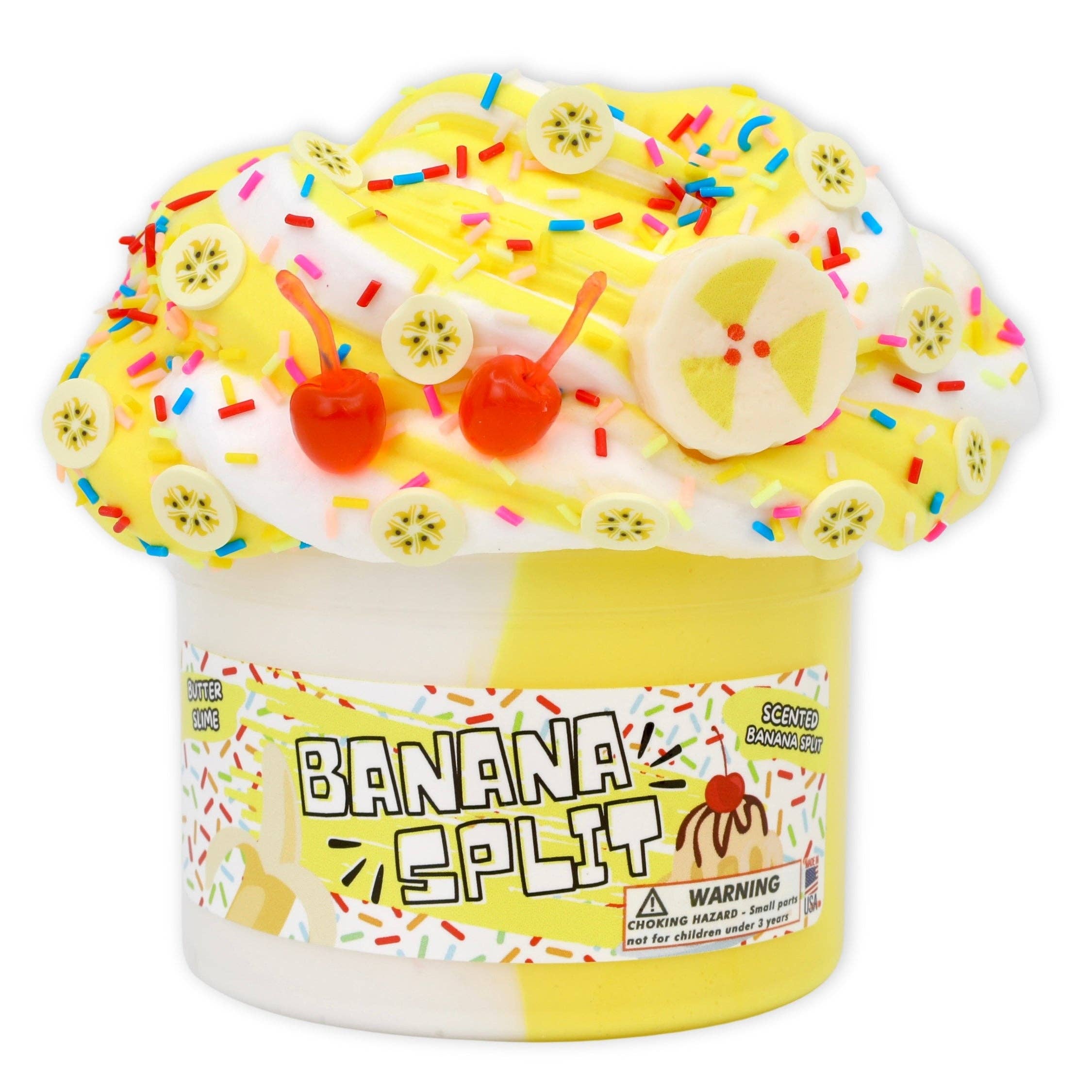 Banana Split - Butter Textured Slime