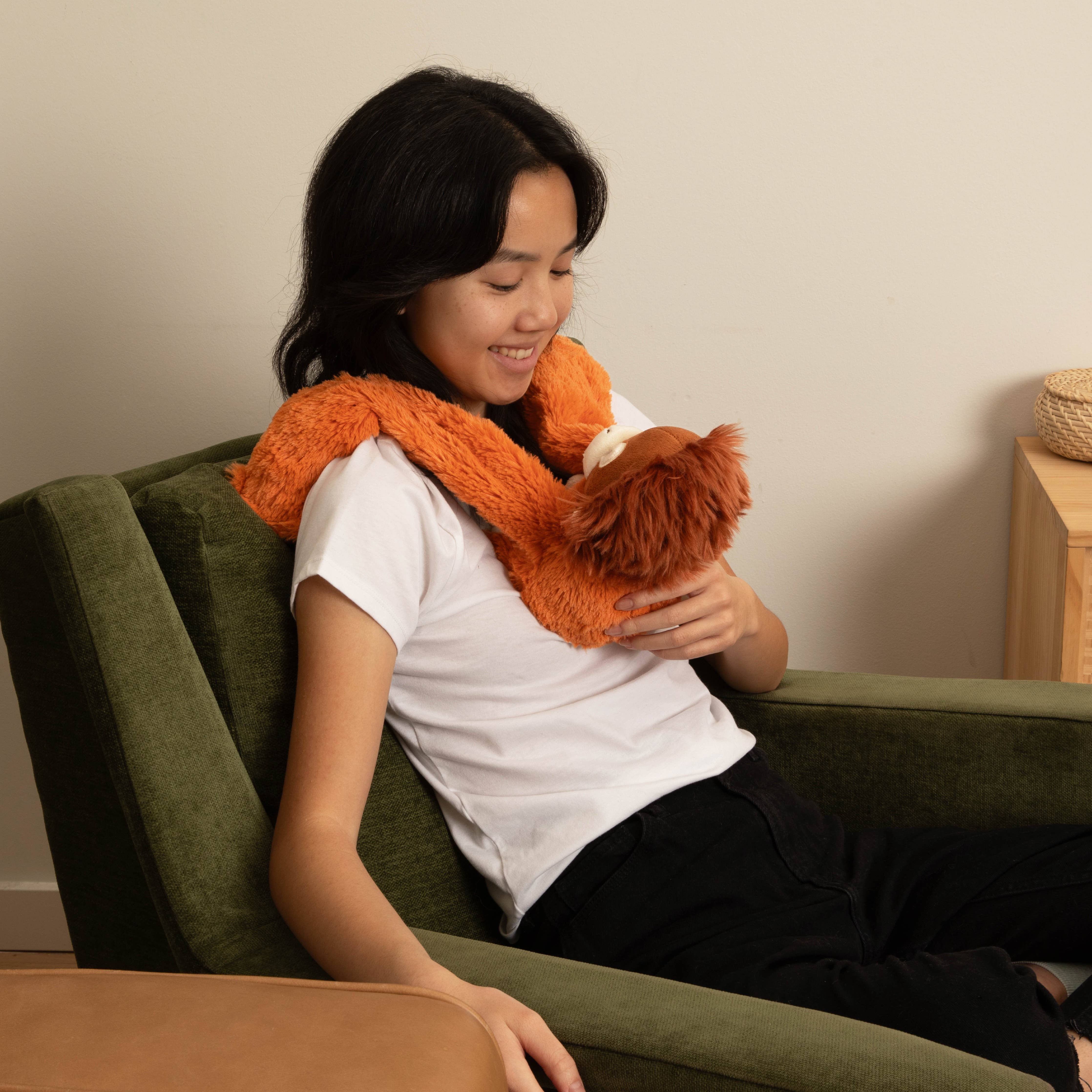 Ollie Weighted Orangutan Plush, Warmable Sensory Hug