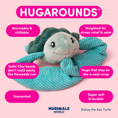 Sidney Weighted Sea Turtle Plush, Warmable Sensory Hug