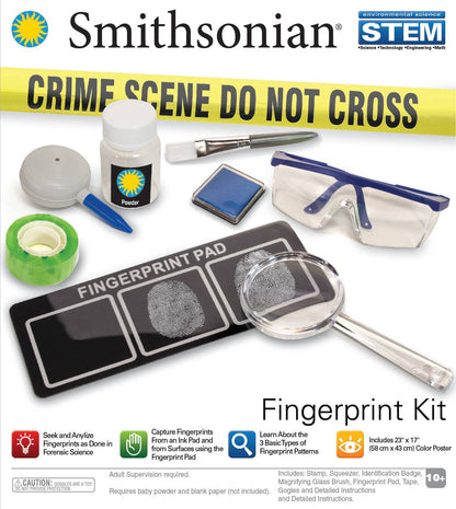 Smithsonian Fingerprint Science Kit