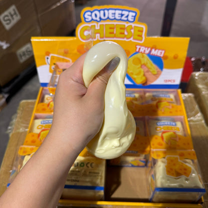 Large Square Cheese Fidget Qty 1pc