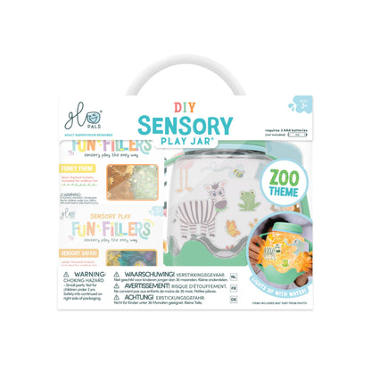 Sensory Play Jar + Zoo Filler Set