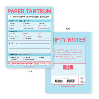Paper Tantrum Nifty Note Pad