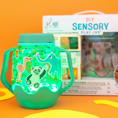 Sensory Play Jar + Zoo Filler Set