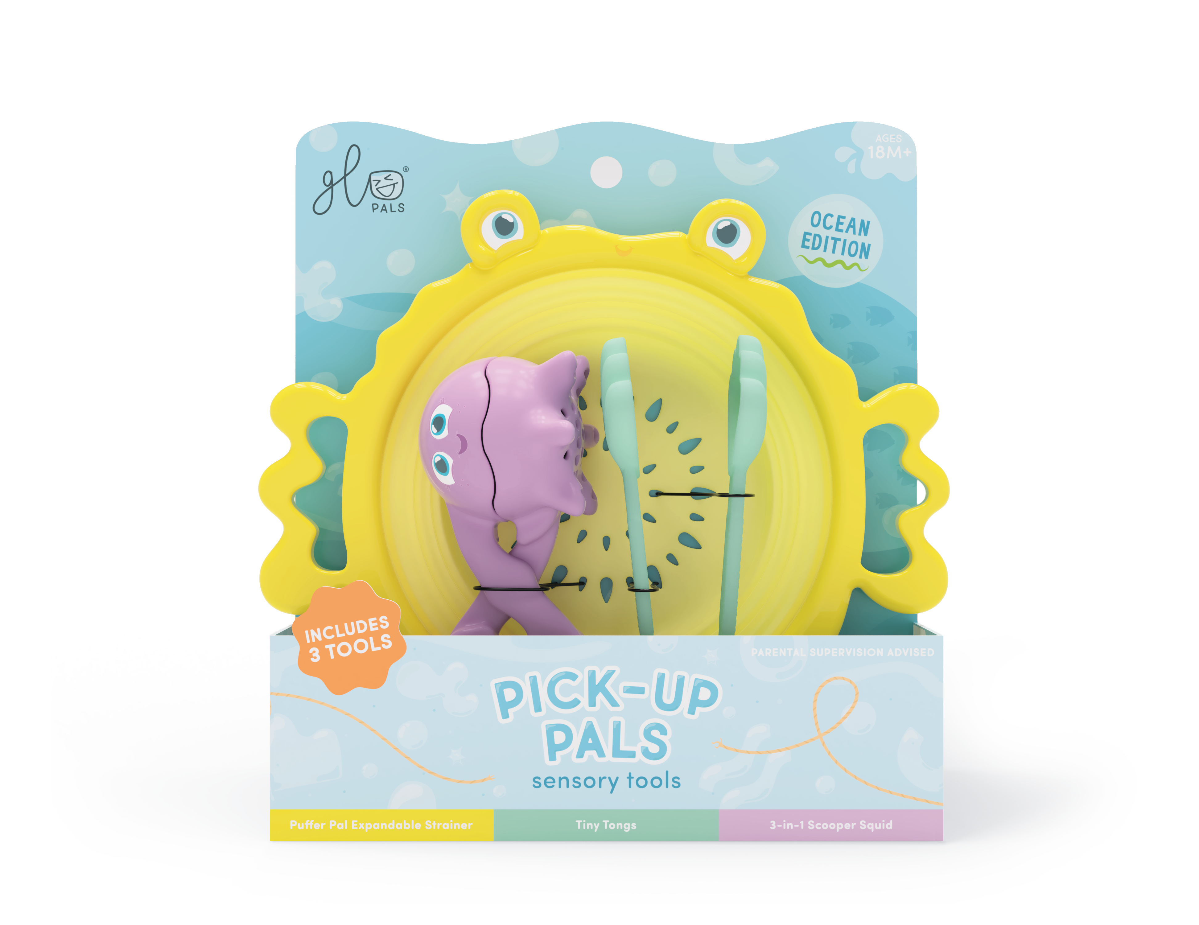 Under The Sea Sensory Glo Cubes and Tools